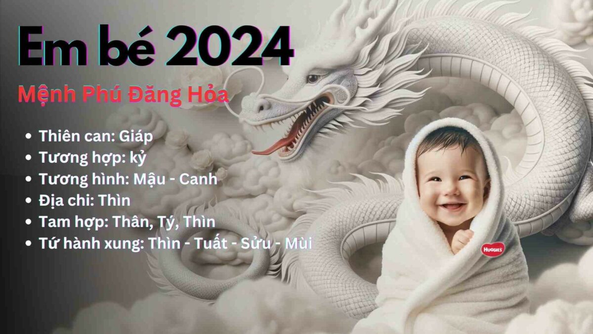 Sinh năm 2024 là năm gì, mệnh gì? Tuổi nào hợp để sinh con?
