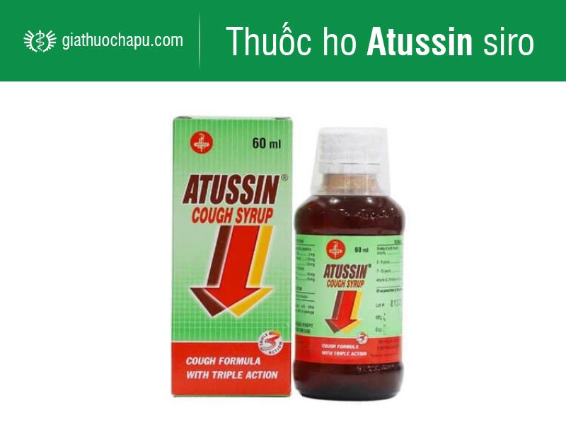 Thuốc ho Atussin là gì? Thuốc ho Atussin có phải kháng sinh không?