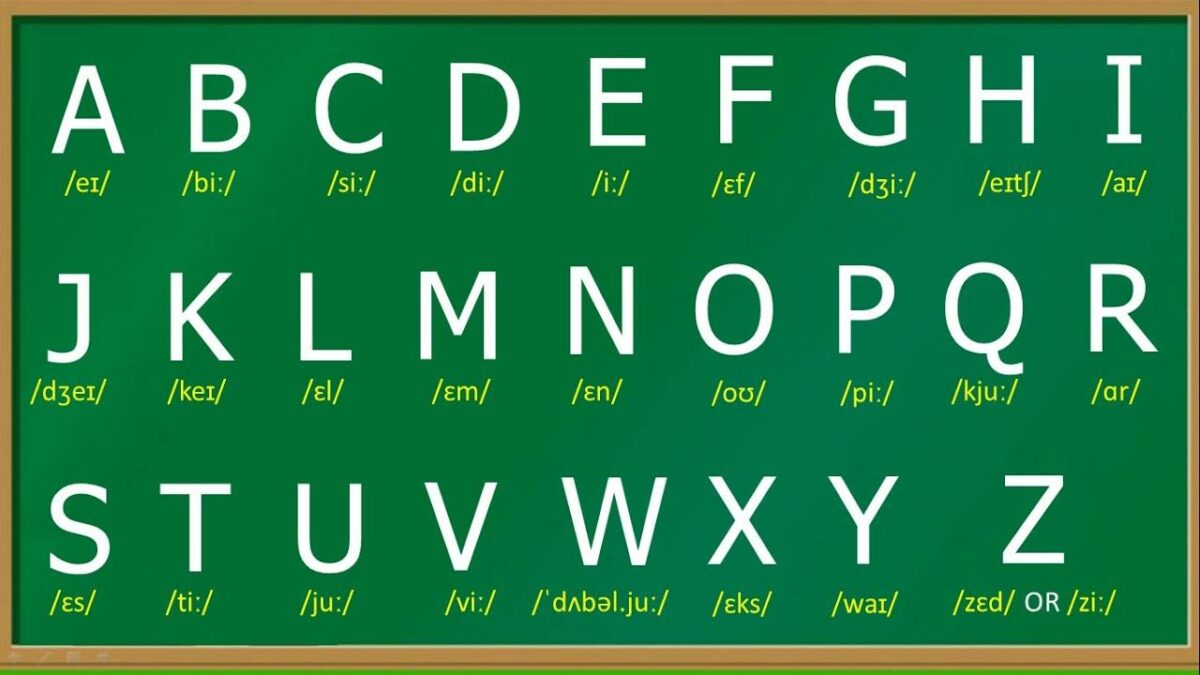 Bảng chữ cái tiếng Anh - Cách phát âm chính xác nhất 