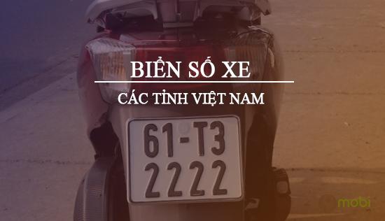 Khám phá vẻ độc đáo của biển số xe từ 64 tỉnh thành Việt Nam