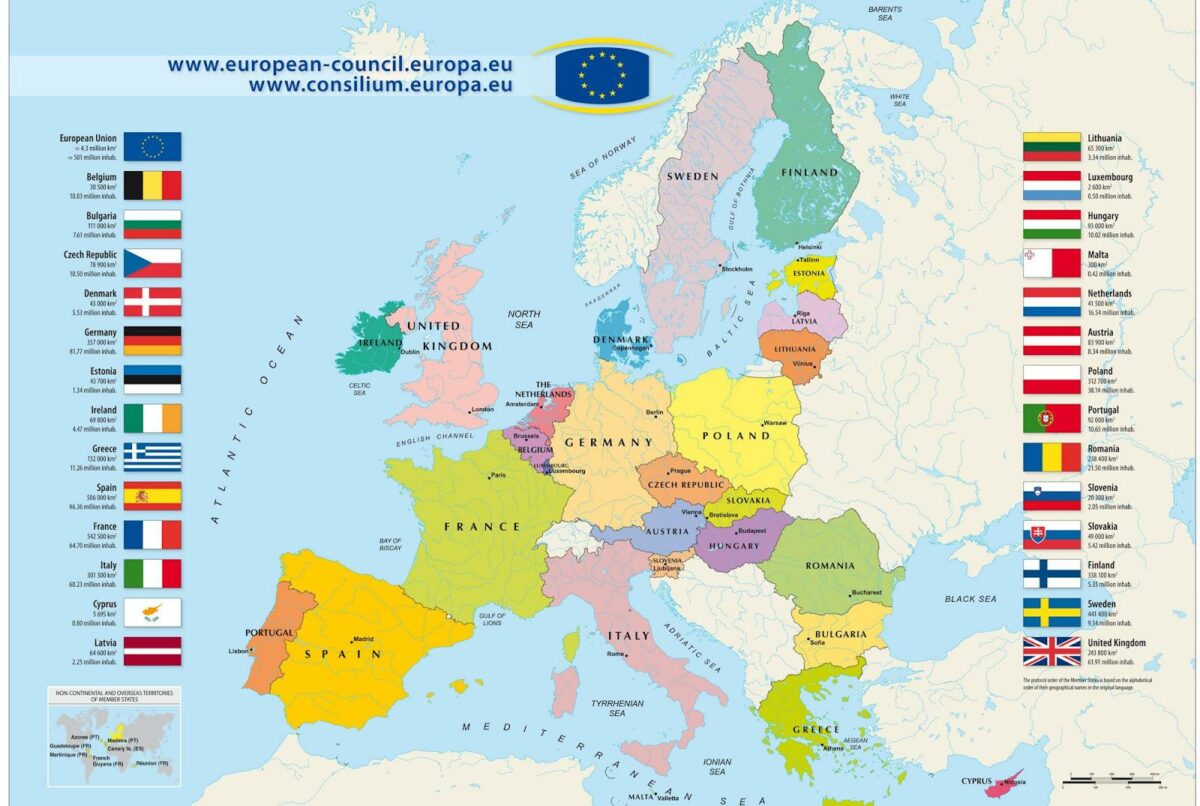 Châu Âu gồm những nước nào? Các thông tin cần biết