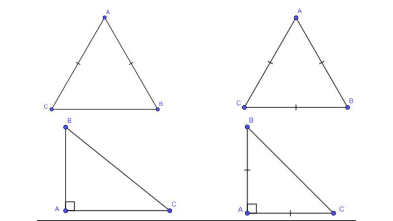 Cách tính đường cao tam giác cân, vuông, đều kèm bài tập