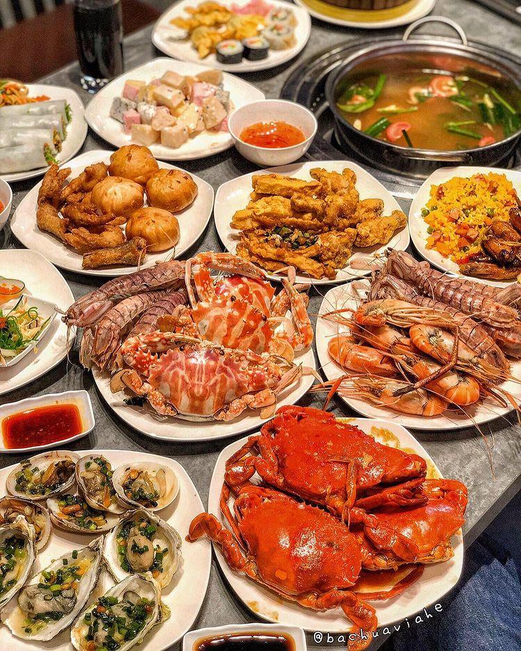 Review buffet hải sản Cửu Vân Long: địa chỉ, menu, bảng giá