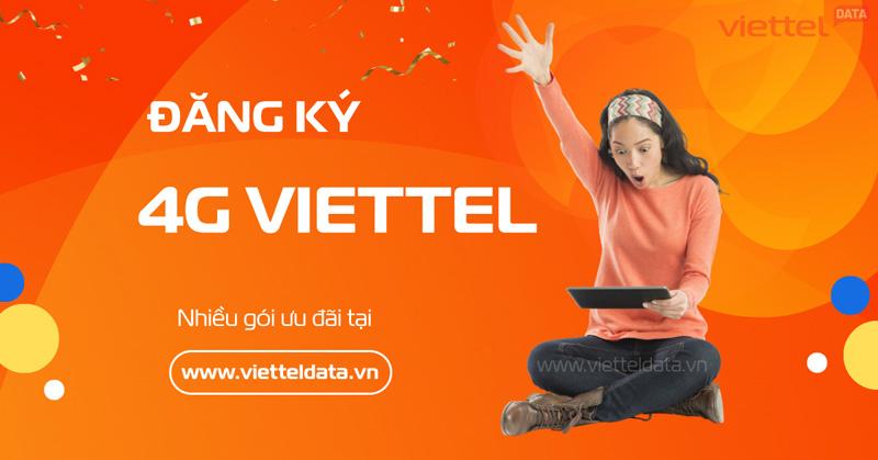 Đăng ký 4G Viettel - Gói cước mạng tháng 3/2024 giá rẻ