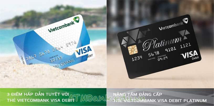 Các loại thẻ Visa Vietcombank 2024 Dùng thẻ mất phí không?