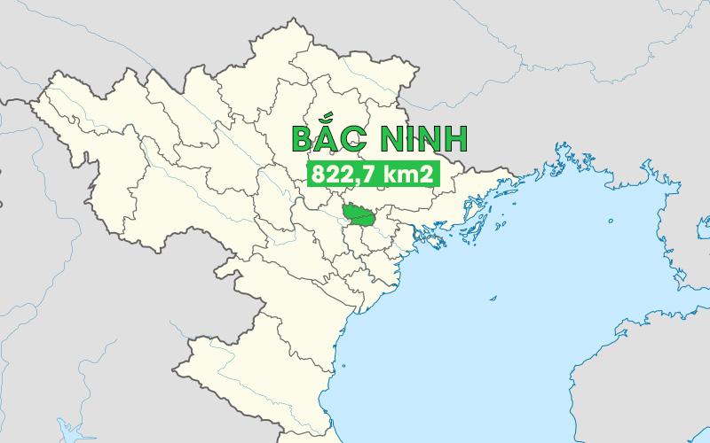 Tỉnh nào có diện tích nhỏ nhất Việt Nam trong 63 tỉnh thành