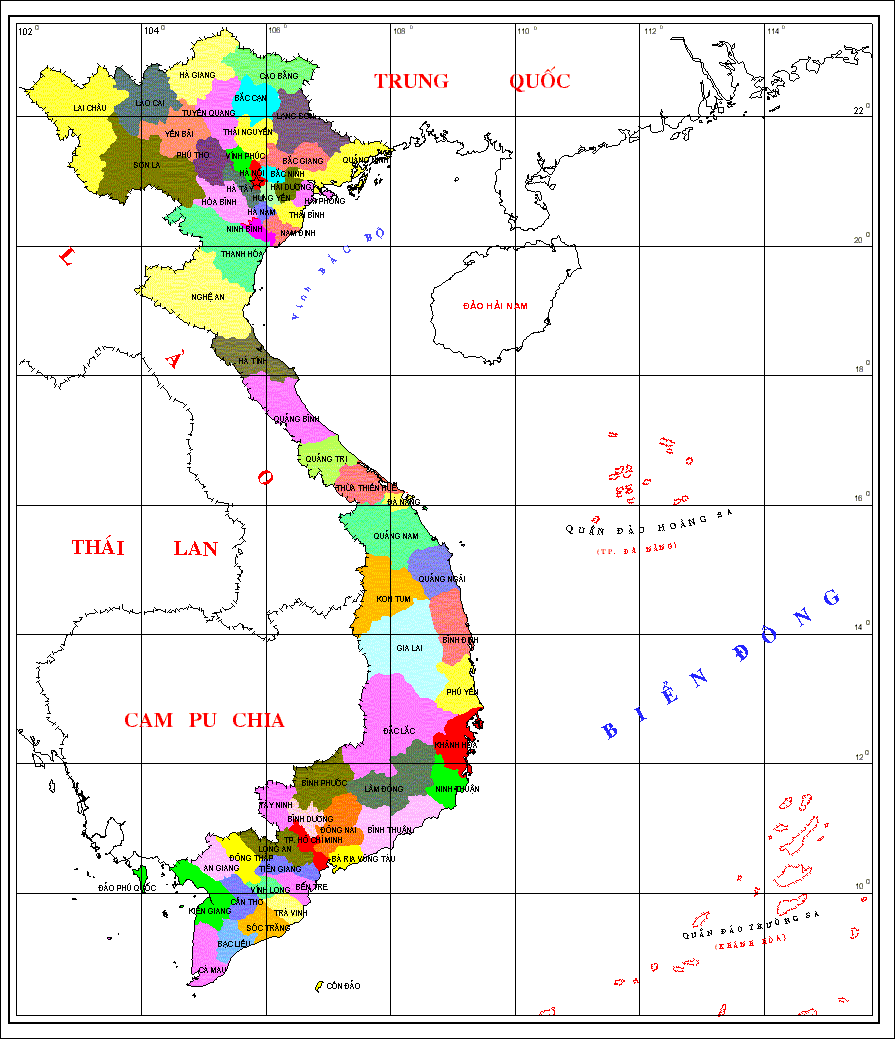 Việt Nam có bao nhiêu tỉnh thành?