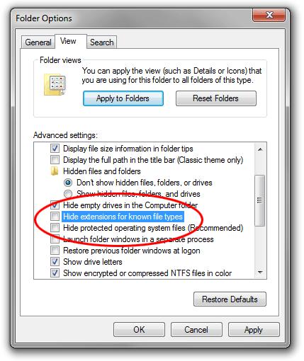 Cách đổi đuôi file trên Windows 7, 8 và 10