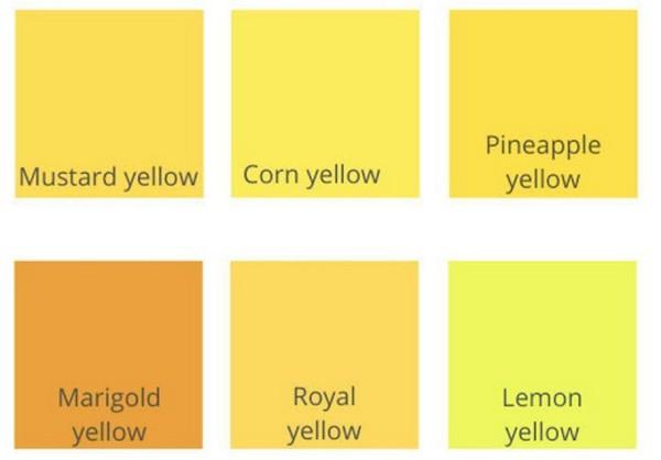 Màu vàng chanh là màu gì? Màu vàng chanh hợp màu gì? Khắc mệnh gì?