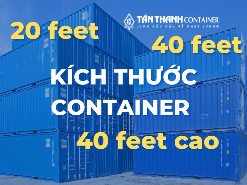 Chi tiết kích thước container đạt chuẩn ISO mới nhất