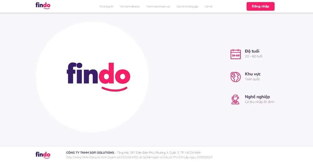 Findo | Hướng dẫn đăng ký vay tiền Findo