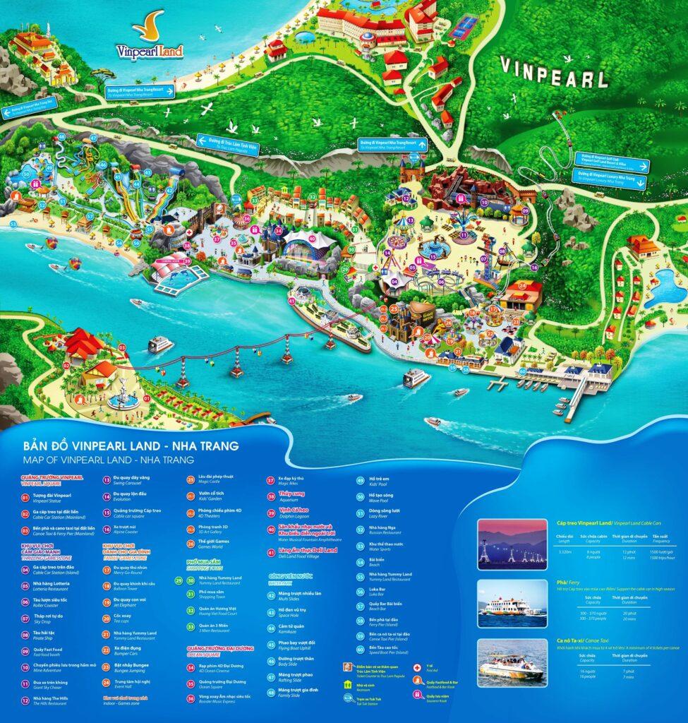 Giá vé vào cửa/ cáp treo VinWonders Nha Trang – Công viên giải trí của những kỷ lục