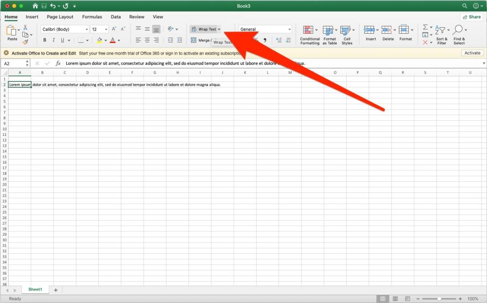 4 cách xuống dòng trong Excel MacBook cực đơn giản có thể bạn chưa biết